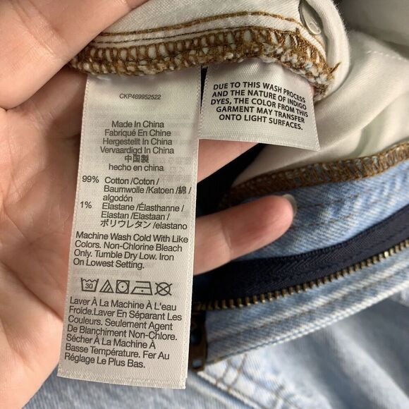 Madewell Plus Perfect Vintage Straight Jeans Womens 24W Distressed NWT $138 - Picture 12 of 16